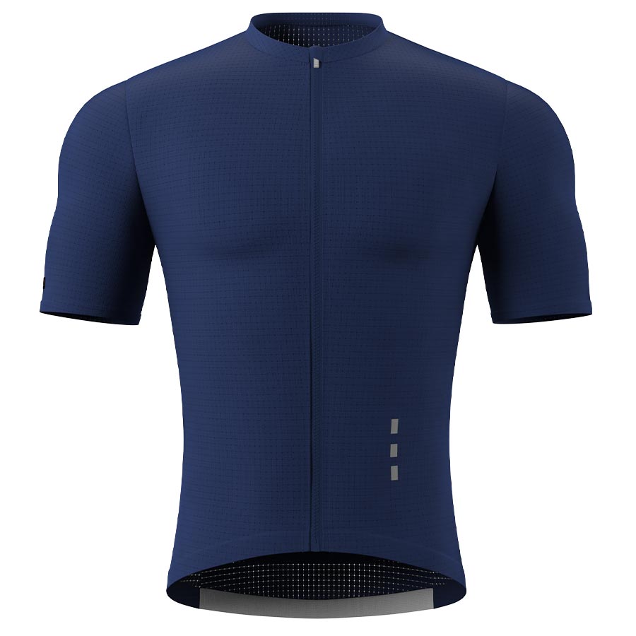 Souke Men's Hi Race Quick Dry Cycling Jersey Pro, with 3 Rear Pockets - CS1101 -Navy/ Dark Blue