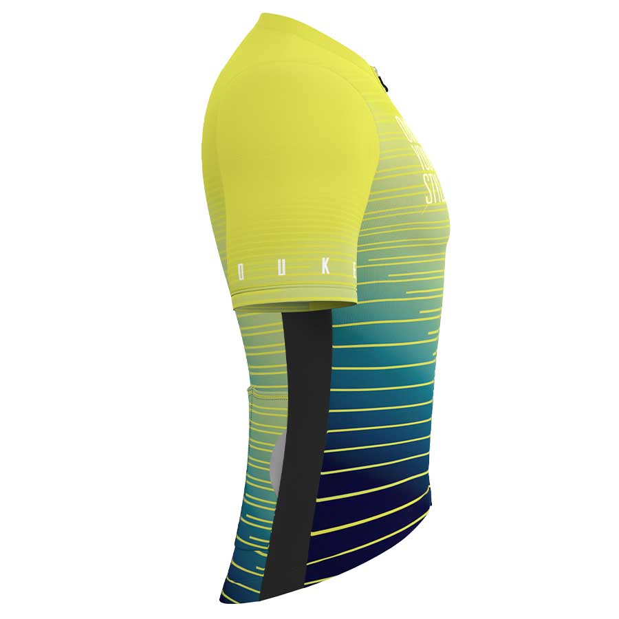 Souke Men's Pro Cycling Short Sleeve Cycling Jersey with 3 Rear Pockets CS1102-Yellow Souke, Soukesports, Cycling Jersey, Cycling Shorts, Bike shorts, Men's Cycling Shorts, Cycling Jersey CS1102-Yellow