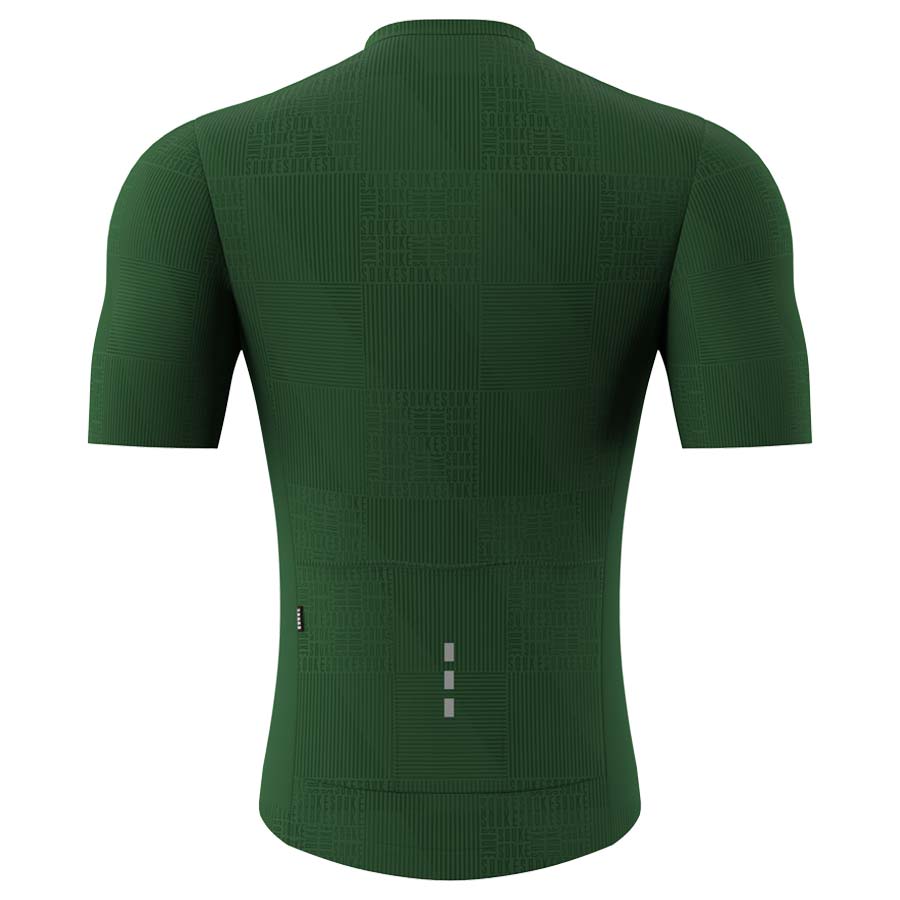 Souke Short Sleeve Cycling Jersey for Men - CS1103 - GREEN SOUKE, SOUKE SPORTS, GREEN, CS1103, MEN'S, CYCLING JERSEY,SUMMER,Men's Cycling SSL Jersey, HI RACE, QUICK DRY