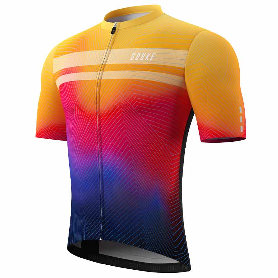 SOUKE, SOUKE SPORTS, WHITE, CS1104, MEN'S, CYCLING JERSEY,SUMMER,Men's Cycling SSL Jersey.