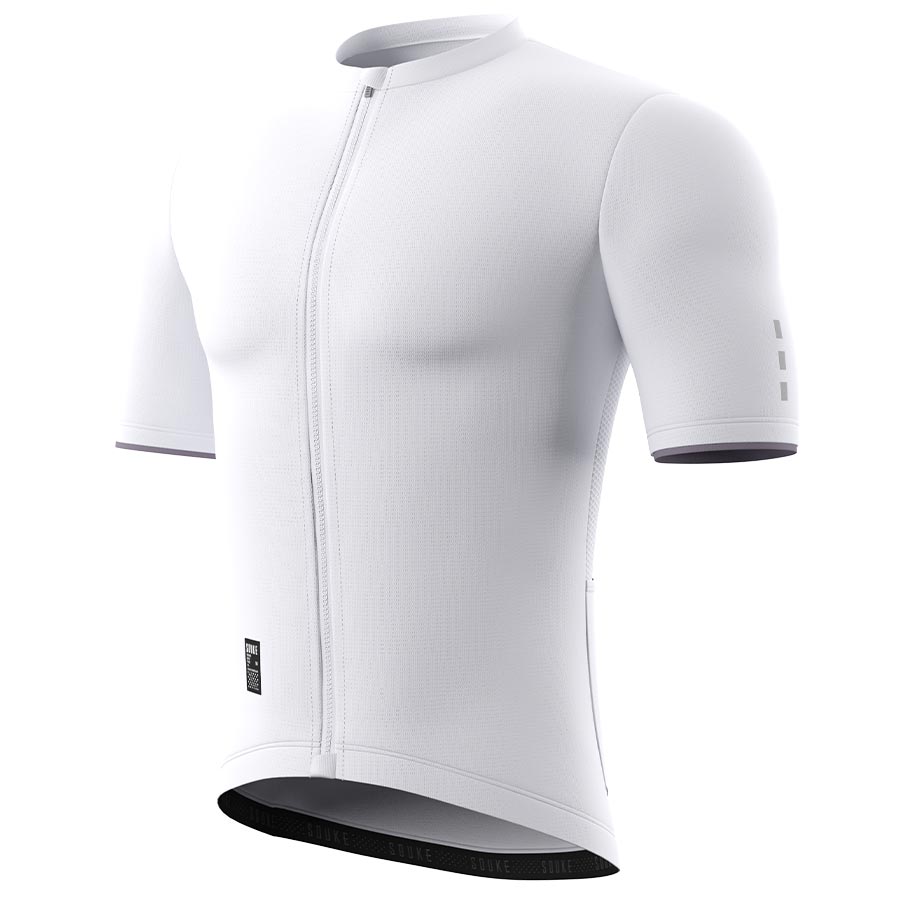 SOUKE, SOUKE SPORTS, WHITE, CS1105, MEN'S, CYCLING JERSEY,SUMMER,Men's Cycling SSL Jersey.