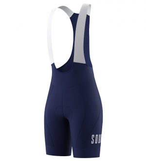 Souke Men's 4D Padded Cycling Bib Shorts-BS1606-Navy