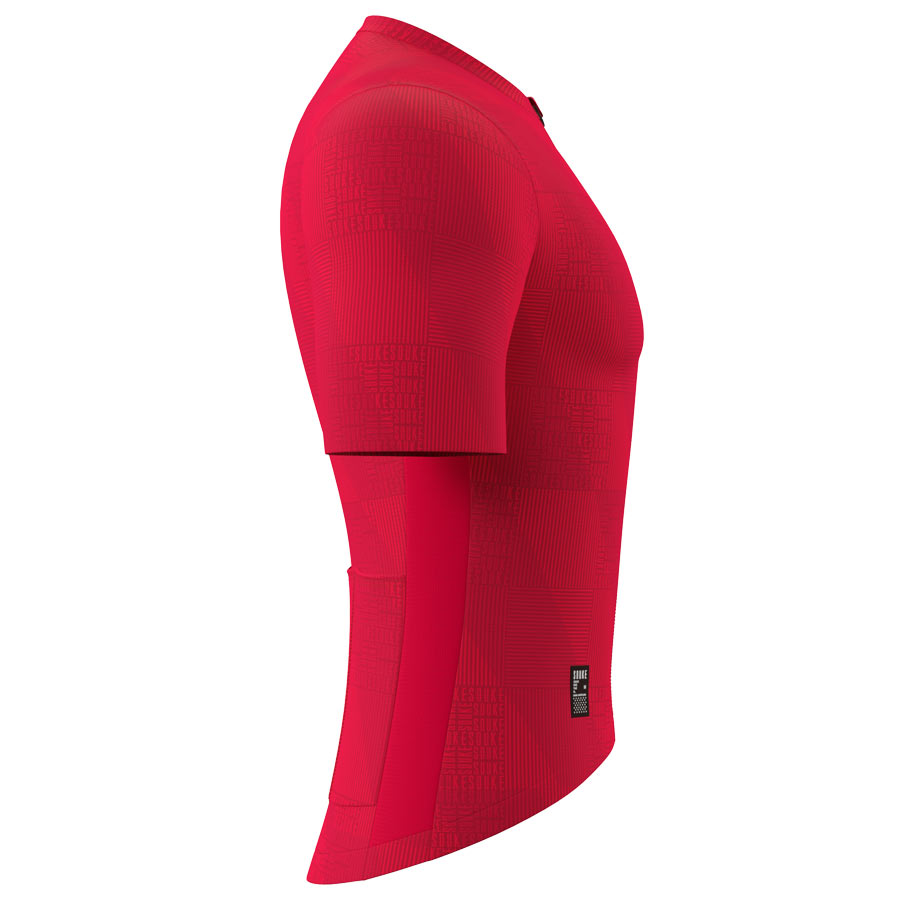 Souke Men's Hi Race Quick Dry Cycling Jersey, Extreme Comfort, CS1103 - Red (2) SOUKE, SOUKE SPORTS, RED, CS1103, MEN'S, CYCLING JERSEY PRO, SUMMER,Men's Cycling SSL Jersey, QUICK DRY, with 3 Rear Pockets, TOP, BIKER SHORT, EXTREME COMFORT, HIGH VISIABLE.