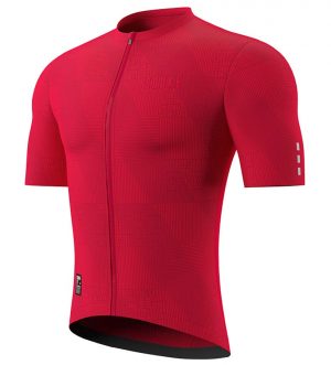 Souke Men's Hi Race Quick Dry Cycling Jersey, Extreme Comfort, CS1103 - Red