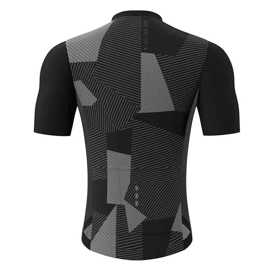 Souke Men's Hi Race Quick Dry Short Sleeve Cycling Jersey, Extreme Comfort, CS1107 - Black-Back Souke, Soukesports, Cycling Jersey, Cycling Shorts, Bike shorts, Men's Cycling Shorts, Cycling Jersey- CS1107 - Black
