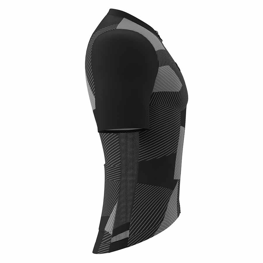 Souke Men's Hi Race Quick Dry Short Sleeve Cycling Jersey, Extreme Comfort, CS1107 - Black-side Souke, Soukesports, Cycling Jersey, Cycling Shorts, Bike shorts, Men's Cycling Shorts, Cycling Jersey- CS1107 - Black