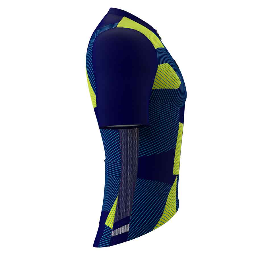 Souke Men's Hi Race Quick Dry Short Sleeve Cycling Jersey, Extreme Comfort, CS1107 - Blue-side Souke, Soukesports, Cycling Jersey, Cycling Shorts, Bike shorts, Men's Cycling Shorts, Cycling Jersey- CS1107 - Blue