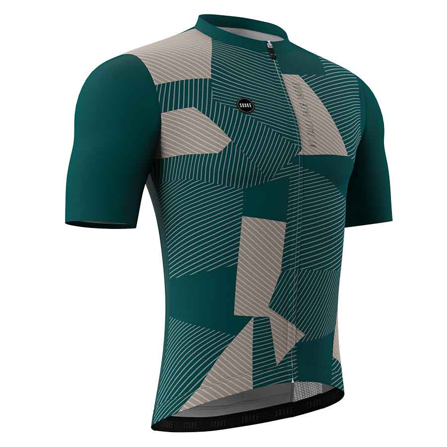 Souke Men's Hi Race Quick Dry Short Sleeve Cycling Jersey, Extreme Comfort, CS1107 - Green-left Souke, Soukesports, Cycling Jersey, Cycling Shorts, Bike shorts, Men's Cycling Shorts, Cycling Jersey- CS1107 - Green