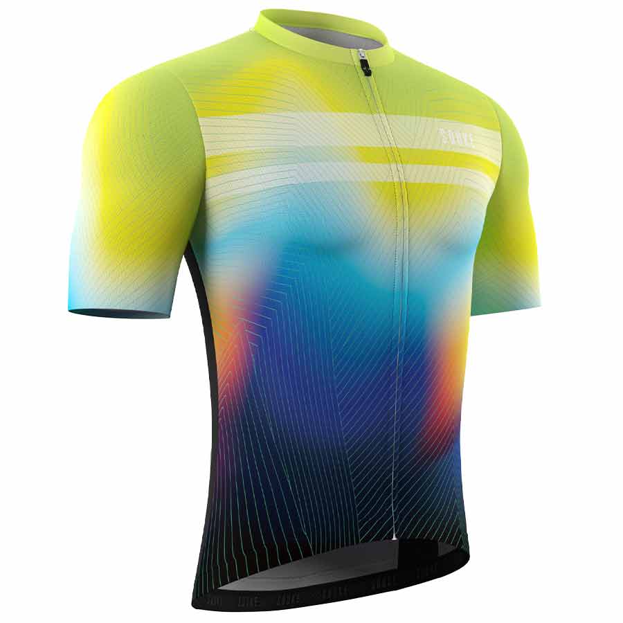 Souke Men's Hi Race Quick Dry Tie Dye Pro Biker Short Sleeve Cycling Jersey, Extreme Comfort, CS1104-Green (5) SOUKE, SOUKE SPORTS, GREEN, CS1104, MEN'S, CYCLING JERSEY PRO, SUMMER,Men's Cycling SSL Jersey, QUICK DRY, with 3 Rear Pockets, TOP, BIKER SHORT, EXTREME COMFORT, HI RACE, HIGH VISIABLE.