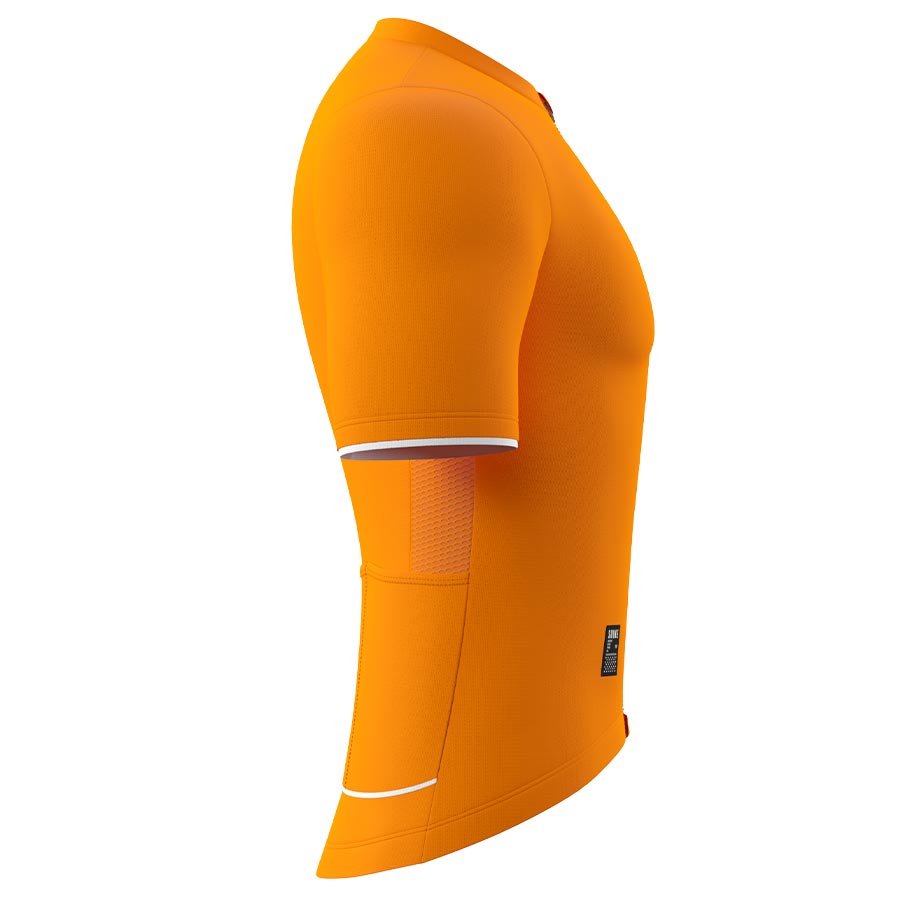 Souke Men's High Visible Pro Team Race Fit High Visible Cycling Jersey-CS1105-Orange (2) Souke Men's Pro Team Race Fit Solid Cycling Jersey-CS1105-Green