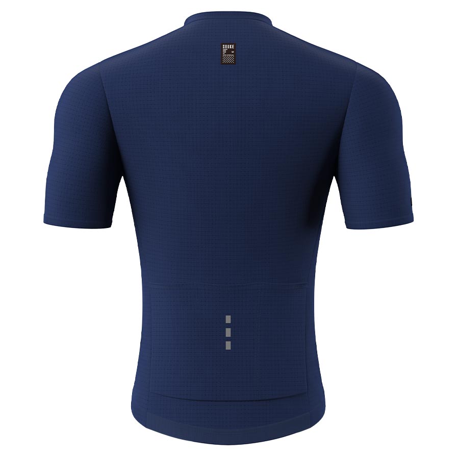 Souke Men's Light Weight Quick Dry Cycling Jersey Pro, with 3 Rear Pockets - CS1101 - Dark Blue Souke, Soukesports, Cycling Jersey, Bike Jersey, Men's Cycling Jersey, Men's Bike Jersey, Men's Light Weight Jersey, CS1101 Dark Blue Jersey