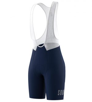 Souke Mens' Pro Cycling Bib Shorts BS1601 - Navy