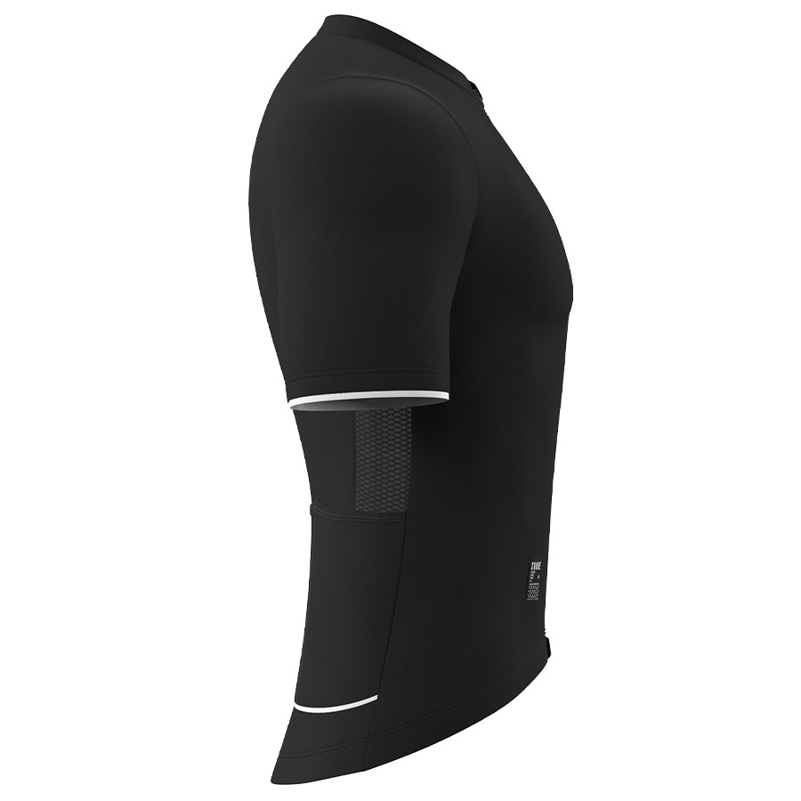 Souke Men's Pro Team Race Fit Solid Cycling Jersey-CS1105-Black (2) SOUKE, SOUKE SPORTS, BLACK, CS1105, MEN'S, CYCLING JERSEY PRO, SUMMER,Men's Cycling SSL Jersey, QUICK DRY, Tie DYE PRO, with 3 Rear Pockets, TOP, BIKER SHORT, EXTREME COMFORT, HI RACE, PRO TEAM RACE, FIT SOLID