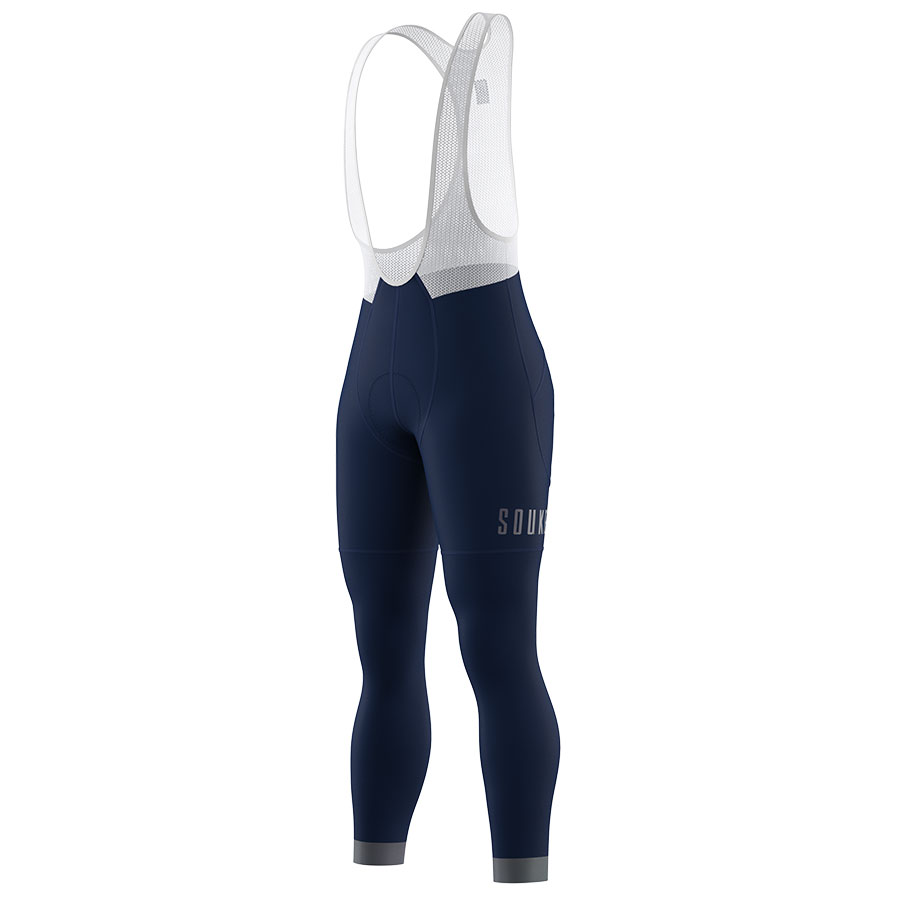 SOUKE, SOUKE SPORTS, NAVY, Men's, Race Cut Cycling Bib Legging, AUTUMN OR WINTER.