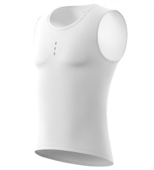 Souke Men's Sleeveless Quick Dry Cycling Base Layer- CS1100 - White