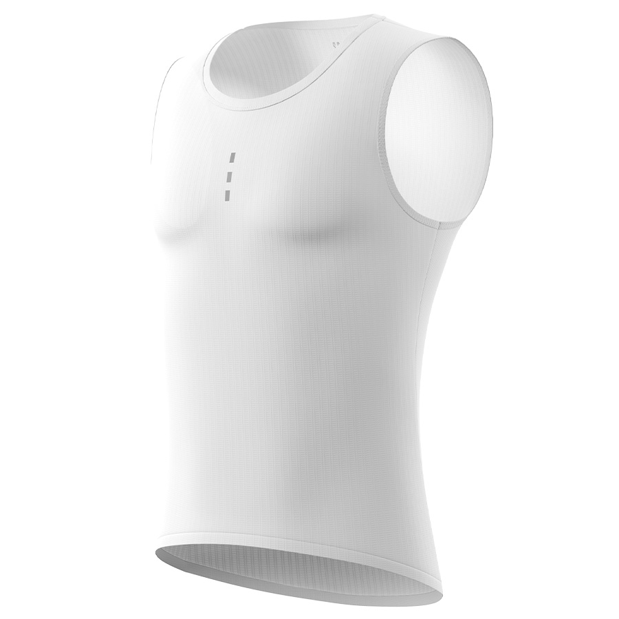 Souke Men's Sleeveless Quick Dry Cycling Base Layer- CS1100 - White (3) SOUKE, SOUKE SPORTS, WHITE, CS1100, Quick Dry, Sleeveless Cycling Base Layer, SUMMER, MEN'S
