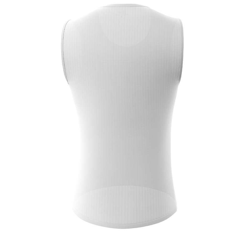Souke Men's Sleeveless Quick Dry Cycling Base Layer- CS1100 - White SOUKE, SOUKE SPORTS, WHITE, CS1100, Quick Dry, Sleeveless Cycling Base Layer, SUMMER, MEN'S