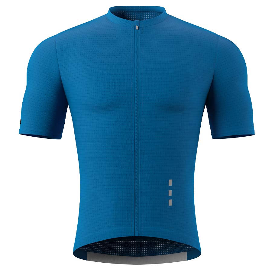 Souke Short Sleeve Cycling Jersey for Men - CS1101 - BLUE (4) SOUKE, SOUKE SPORTS, BLUE, CS1101, MEN'S, CYCLING JERSEY PRO, SUMMER,Men's Cycling SSL Jersey, HIGH VISIABLE, QUICK DRY, with 3 Rear Pockets, HI RACE.