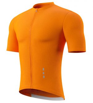 Souke Short Sleeve Cycling Jersey for Men - CS1101 - ORANGE