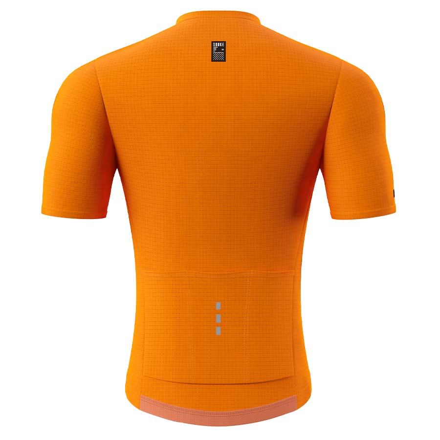 Souke Short Sleeve Cycling Jersey for Men - CS1101 - ORANGE SOUKE, SOUKE SPORTS, ORANGE, CS1101, MEN'S, CYCLING JERSEY PRO, SUMMER,Men's Cycling SSL Jersey, LIGHT WEIGHT, QUICK DRY