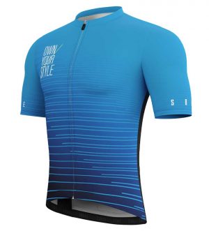 Souke Short Sleeve Cycling Jersey for Men - CS1102 - BLUE