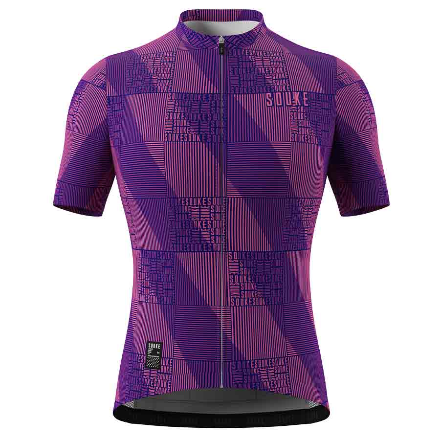 Souke Women's Hi Race Quick Dry Short Sleeve Cycling Jersey, Extreme Comfort, CS3103 - Purple (4) SOUKE, SOUKE SPORTS, PURPLE, CS3103, WOMEN'S, SUMMER, WOMEN'S Cycling SSL Jersey, QUICK DRY, with 3 Rear Pockets, TOP, BIKER SHORT, EXTREME COMFORT, HI RACE, CUT SHORT.