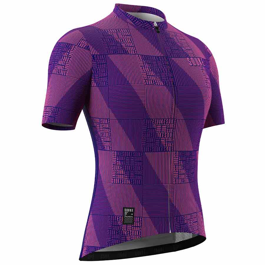 Souke Women's Hi Race Quick Dry Short Sleeve Cycling Jersey, Extreme Comfort, CS3103 - Purple (5) SOUKE, SOUKE SPORTS, PURPLE, CS3103, WOMEN'S, SUMMER, WOMEN'S Cycling SSL Jersey, QUICK DRY, with 3 Rear Pockets, TOP, BIKER SHORT, EXTREME COMFORT, HI RACE, CUT SHORT.