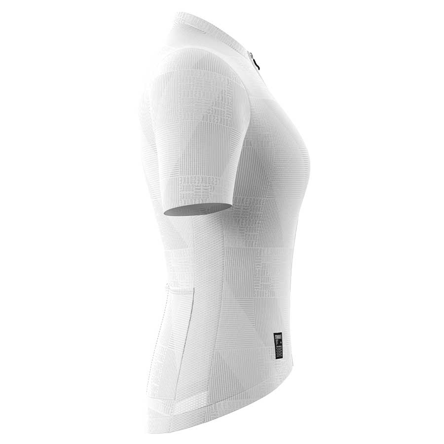 Souke Women's Hi Race Quick Dry Short Sleeve Cycling Jersey, Extreme Comfort, CS3103 - White (2) SOUKE, SOUKE SPORTS, WHITE, CS3103, WOMEN'S, SUMMER, WOMEN'S Cycling SSL Jersey, QUICK DRY, with 3 Rear Pockets, TOP, BIKER SHORT, EXTREME COMFORT, HI RACE.