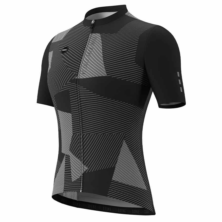 SOUKE, SOUKE SPORTS, BLACK, CS3107, WOMEN'S, SUMMER, WOMEN'S Cycling SSL Jersey, QUICK DRY, with 3 Rear Pockets, TOP, BIKER SHORT, EXTREME COMFORT, HI RACE, CUT SHORT.