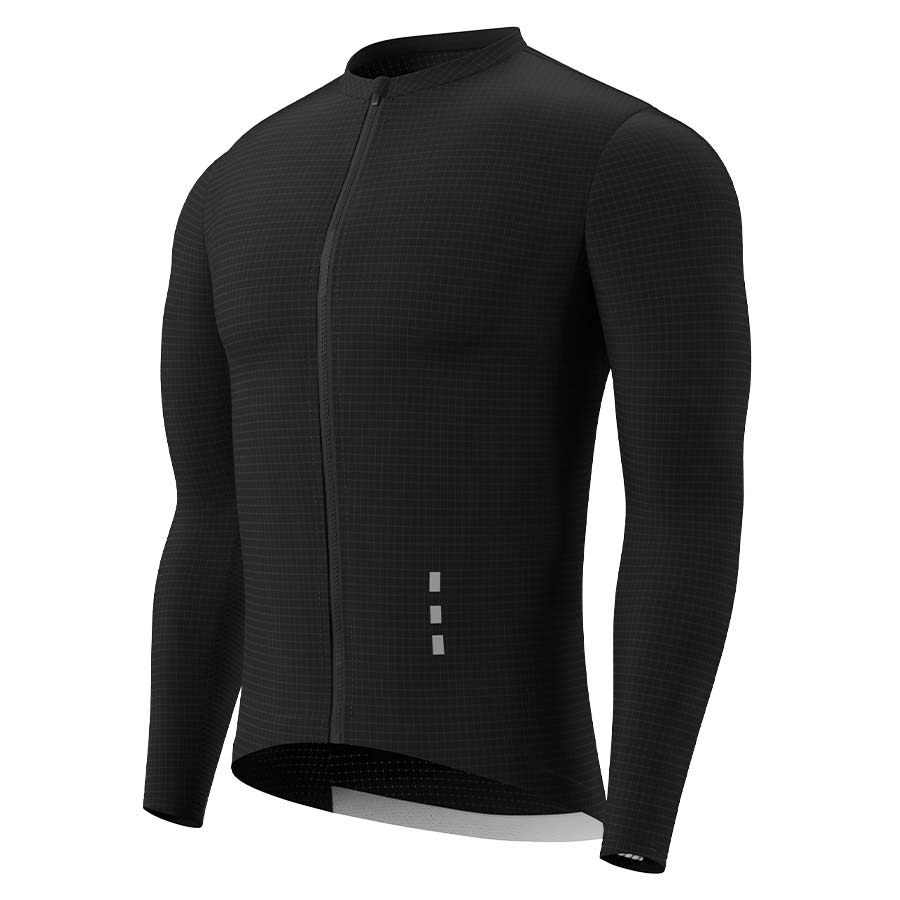 souke, souke custom, customize cycling jersey,long sleeve,autumn and winter, mens,light weight,cl1201,black