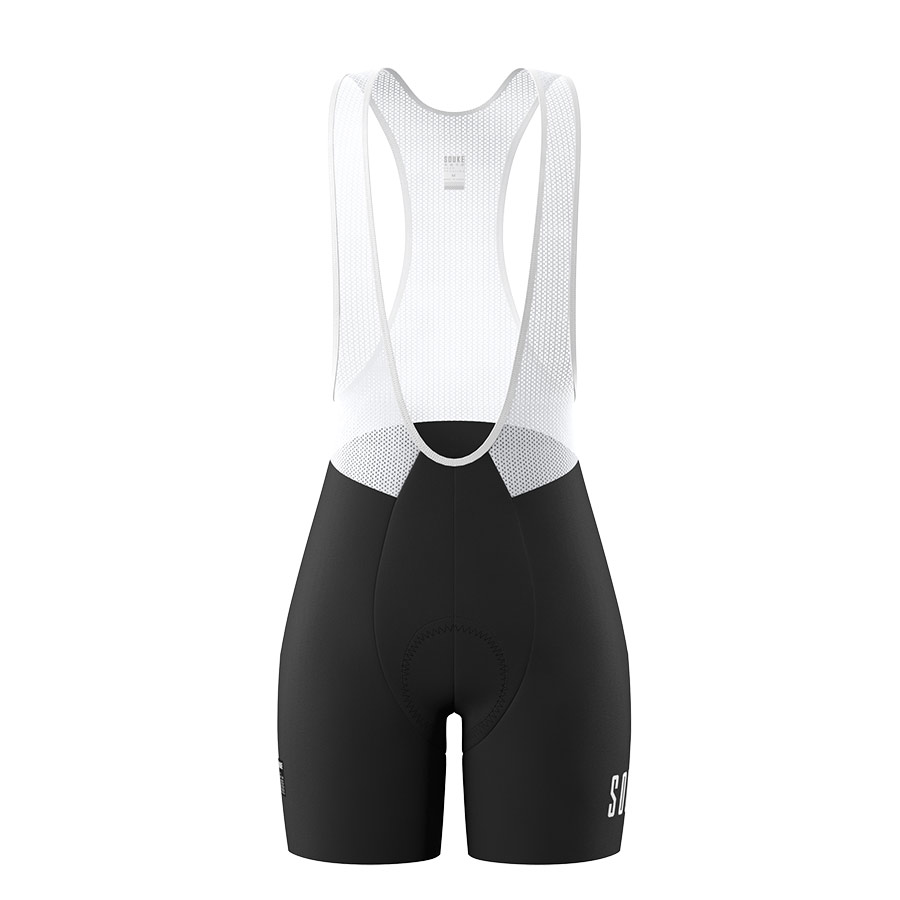 SOUKE BS1502 Women's bib shorts black 1