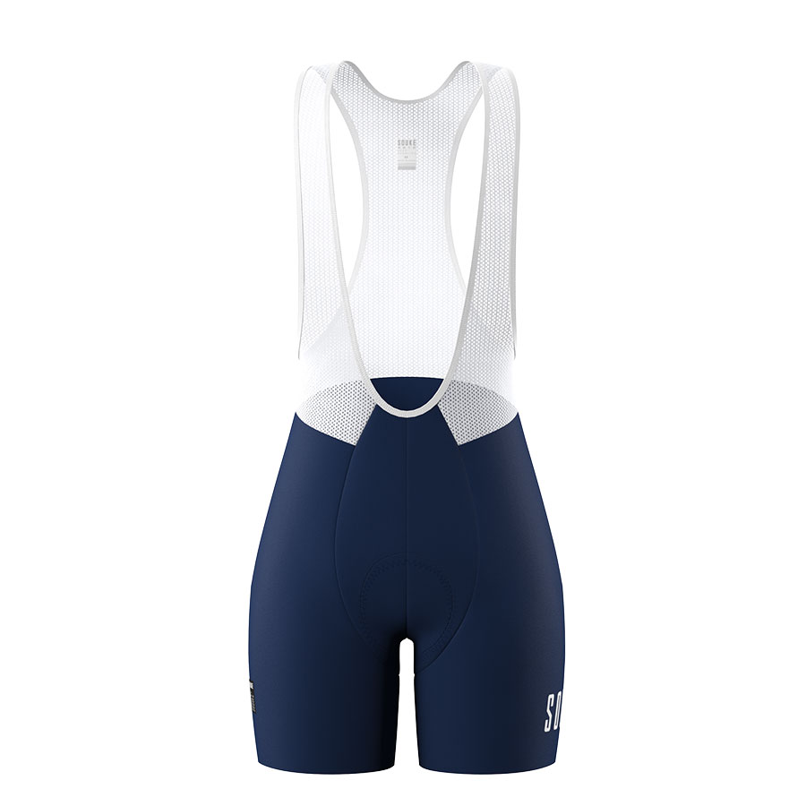 SOUKE BS1502 Women's bib shorts navy 2